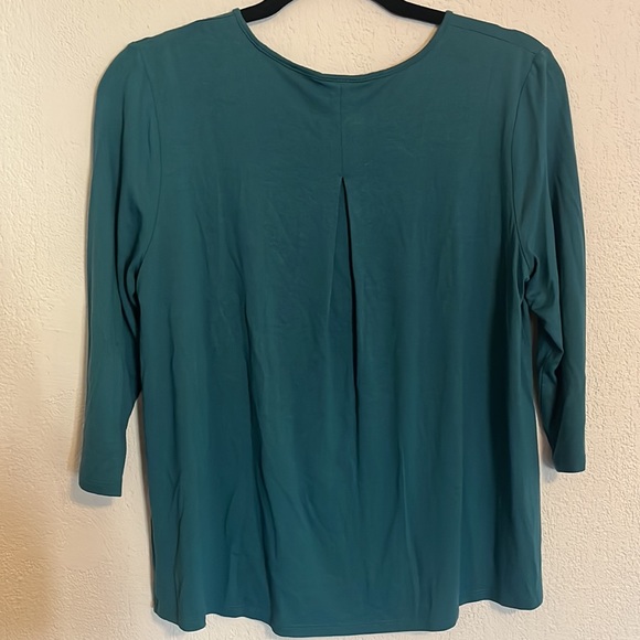 J Jill wearever blouse teal - Picture 4 of 4